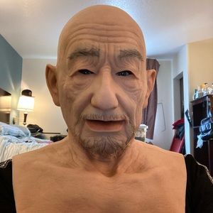 A Chinese latex mask